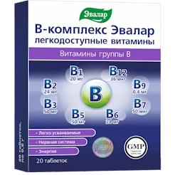 B-комплекс Эвалар таб. №20 в Витебске