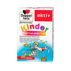 Омега-3 для детей с 7 лет №45 Доппельгерц® Kinder в Бобруйске